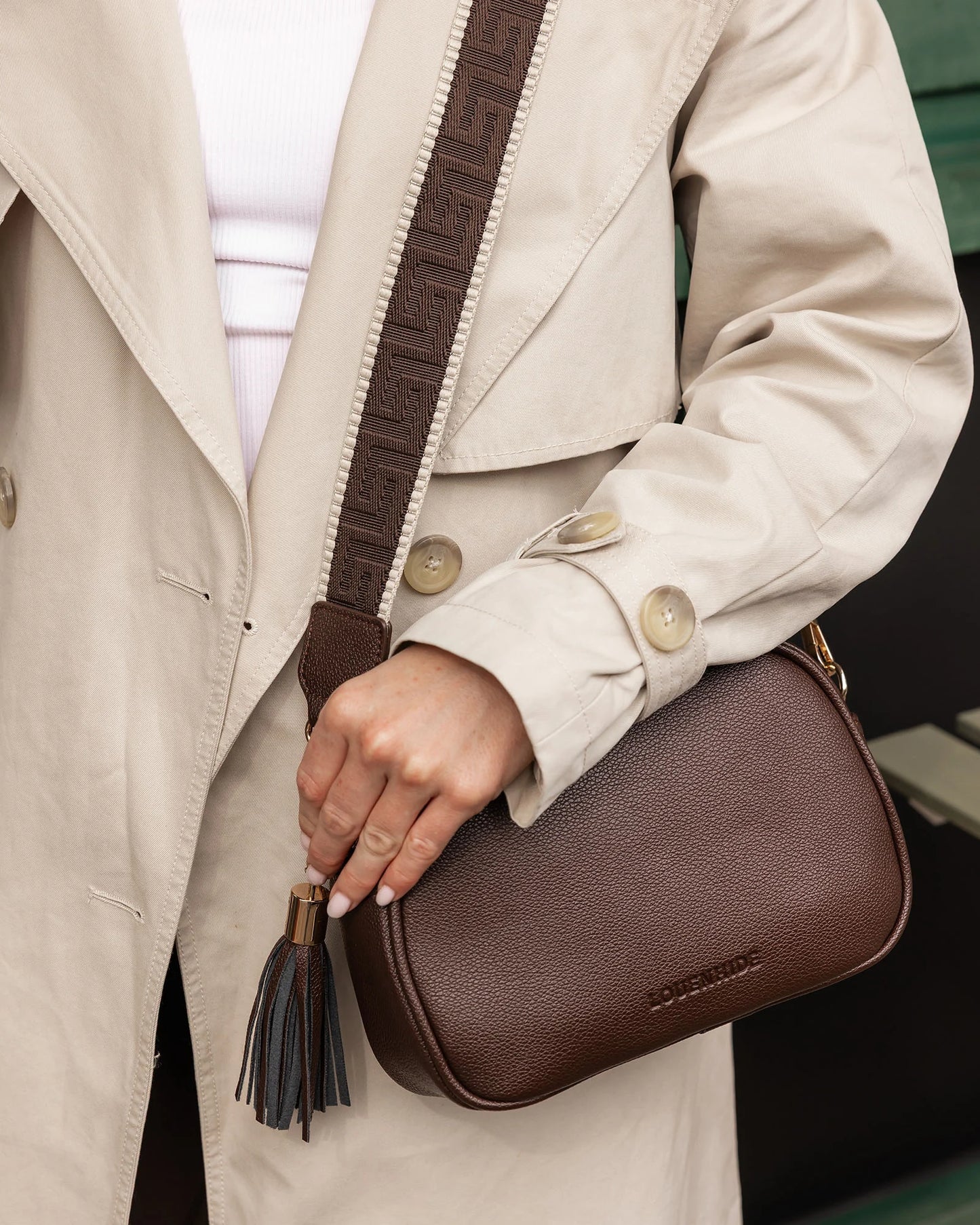 Louenhide Jacinta Gia Crossbody Bag Chocolate