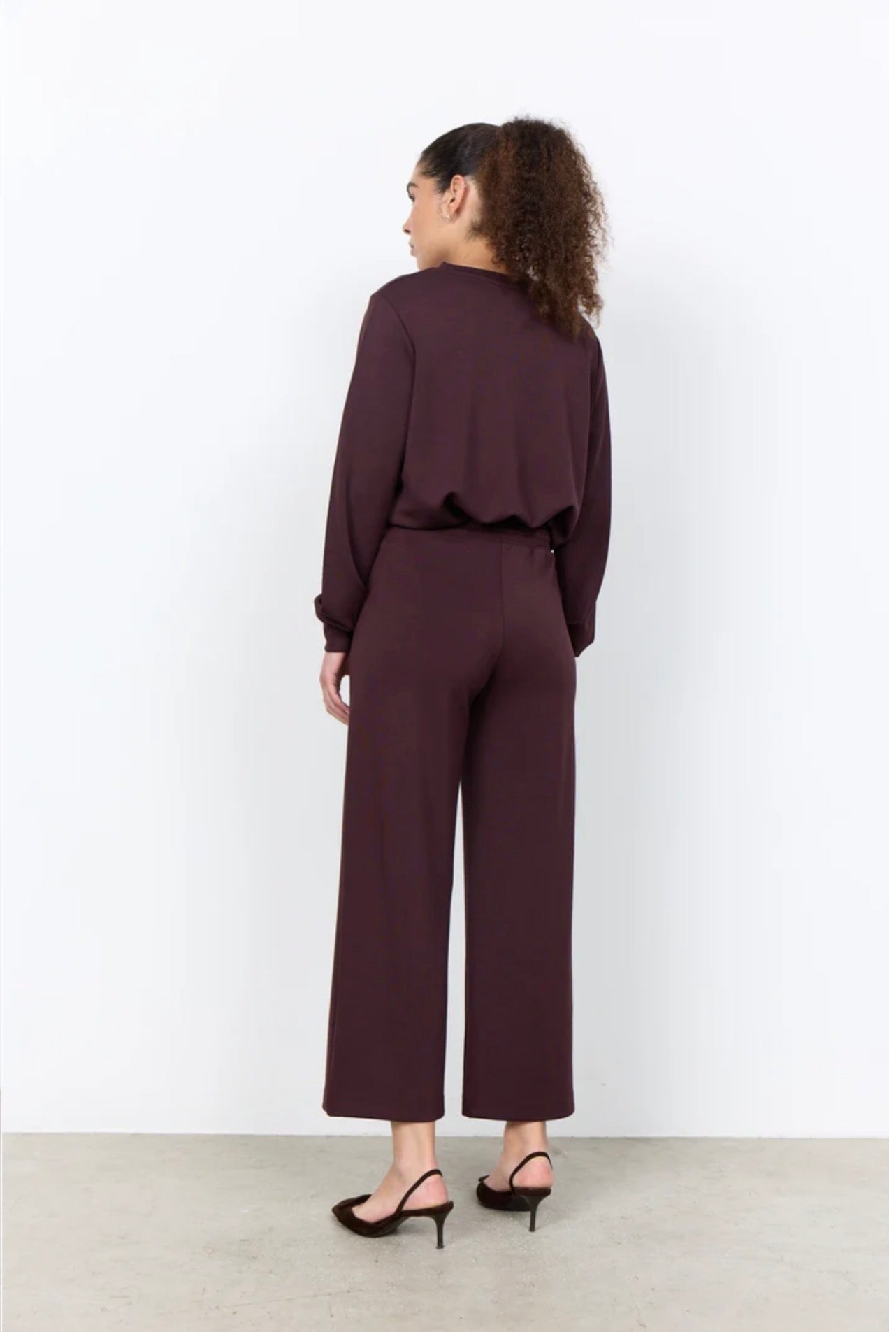 Soya Concept Banu Pants Dark Plum