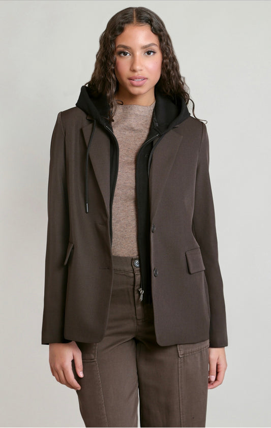 Dex Detachable Hooded Blazer