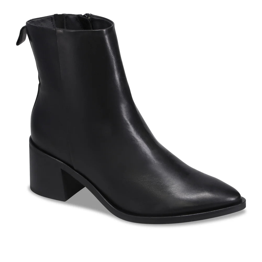 Jessica Heeled Ankle Boot Black