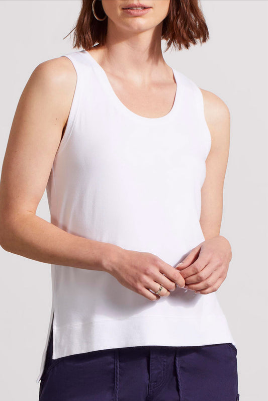 Tribal Faded Wash Tank White