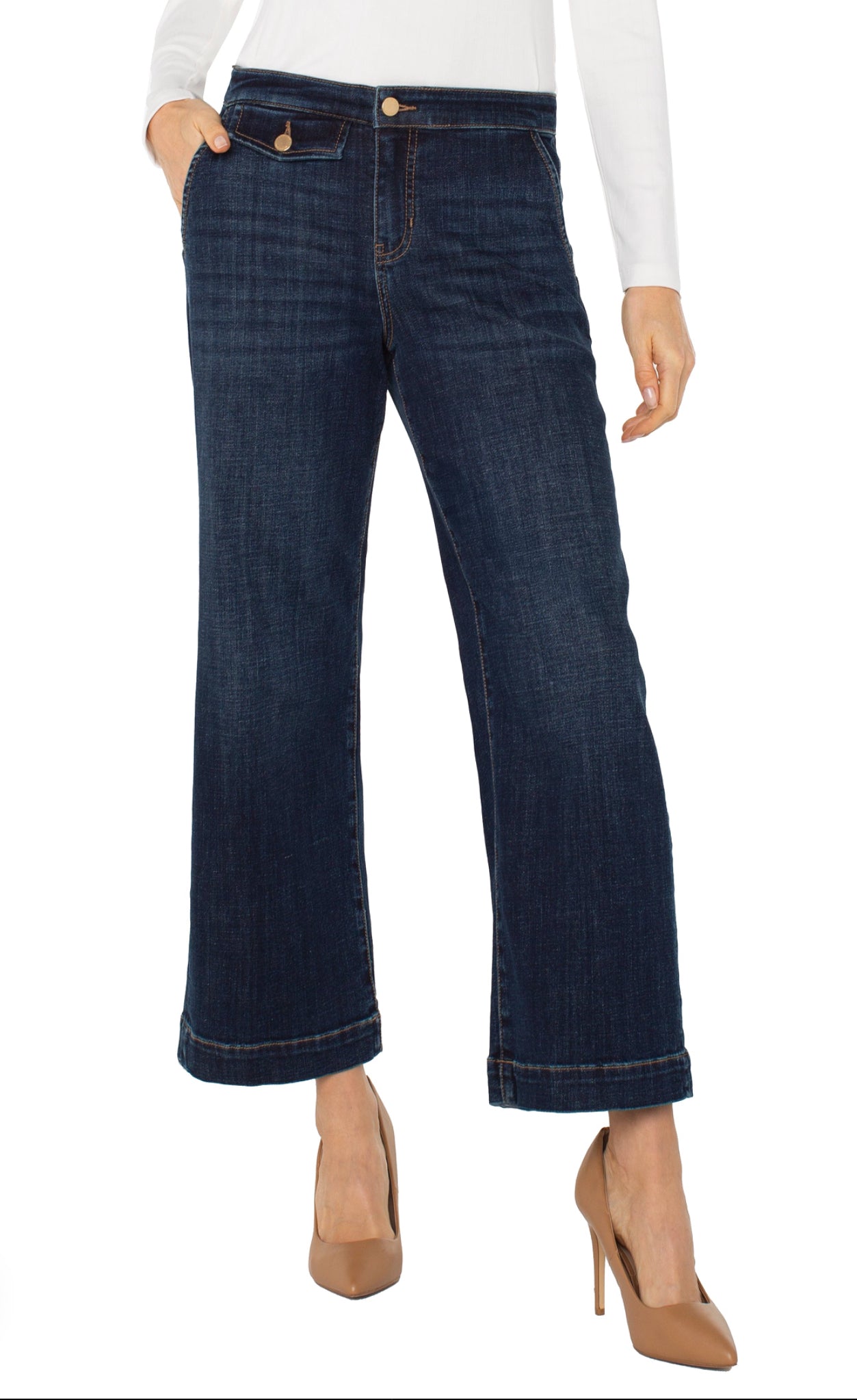 Liverpool The Stride Wide Leg Jeans