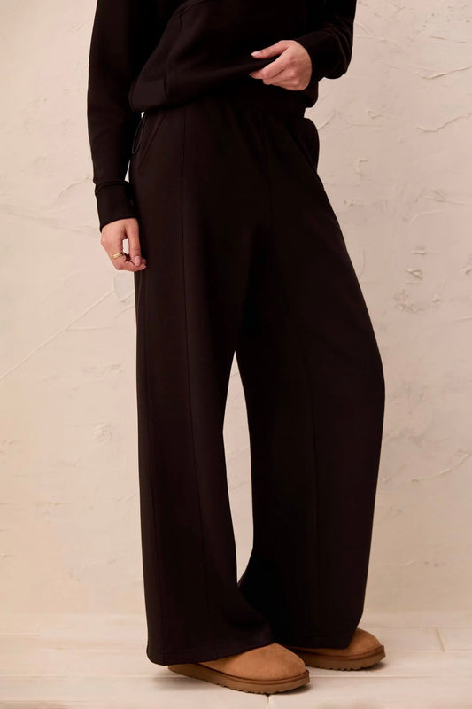 Tribal Techno Lux Wide Leg Joggers Black
