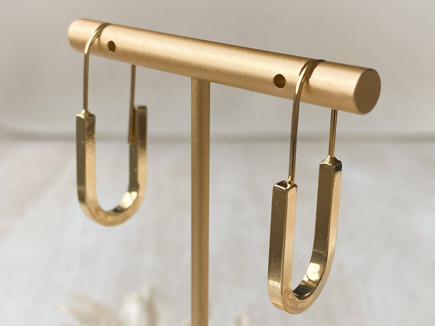 Agaveh Girl Minimalist Hoop Earrings
