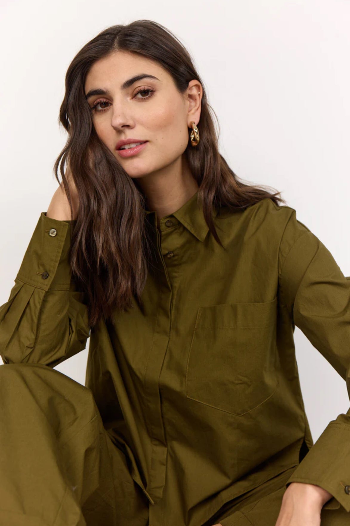 Soya Concept Rachelle Shirt Green