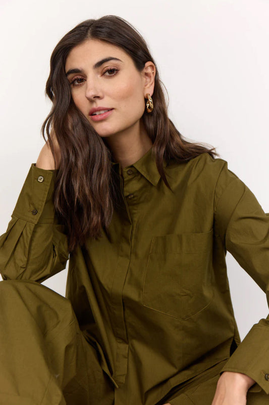 Soya Concept Rachelle Shirt Green