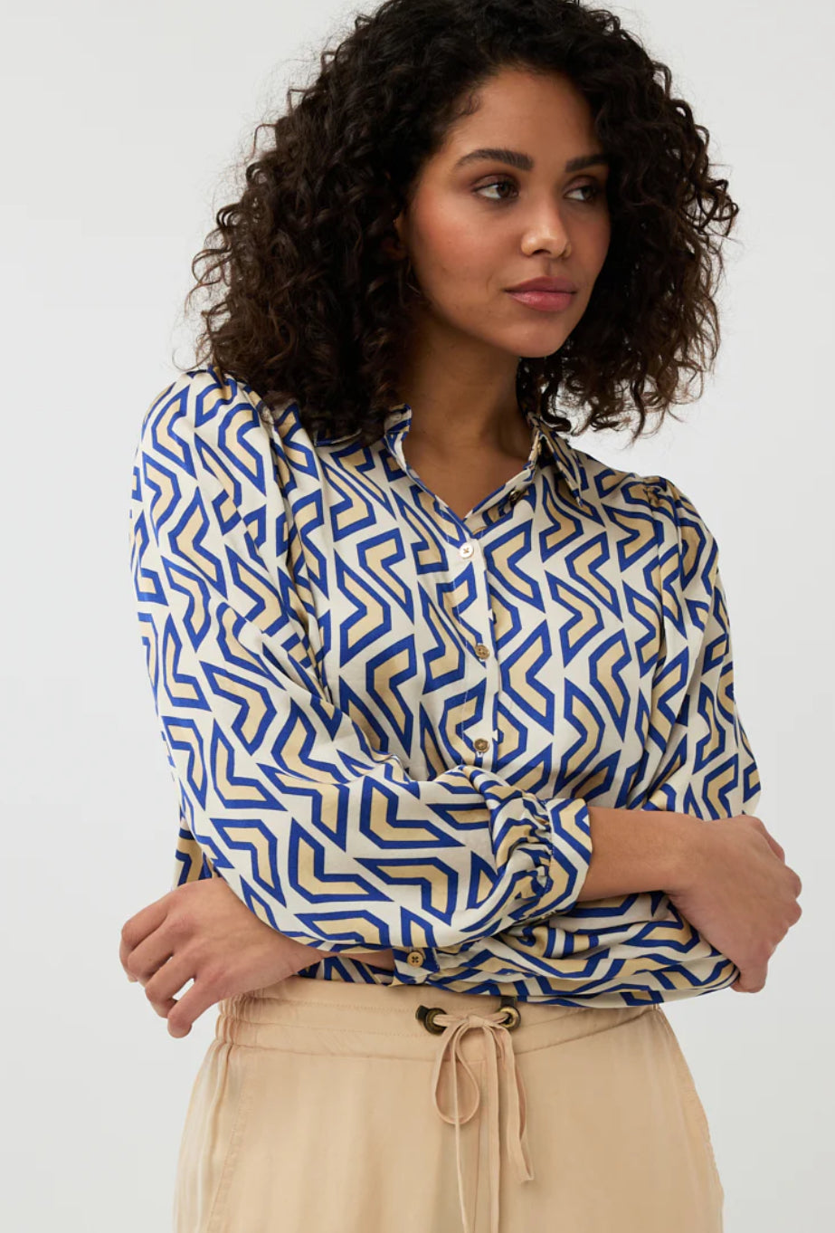 Esqualo Printed Blouse