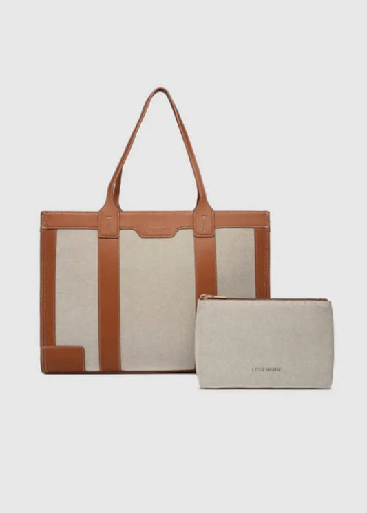 Louenhide Toorak Canvas Tote Bag Tan