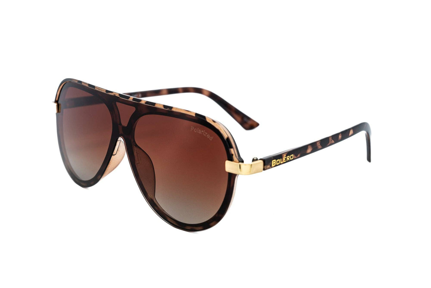 Bolero Veyro Polarized Aviator Tortoise Brown