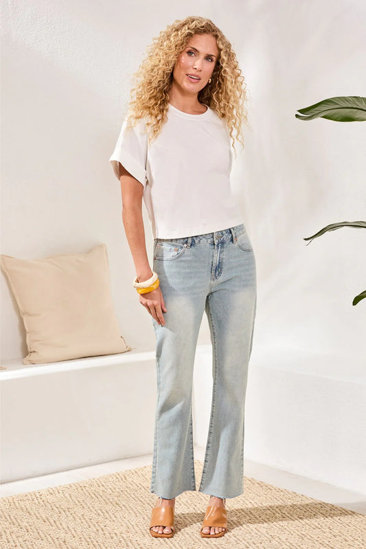 Tribal Sophia Curvy 90s Straight Leg Jeans