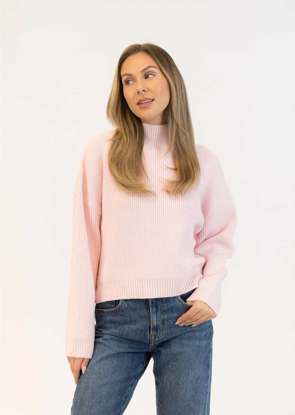 Lyla & Luxe Evolet Sweater Pink