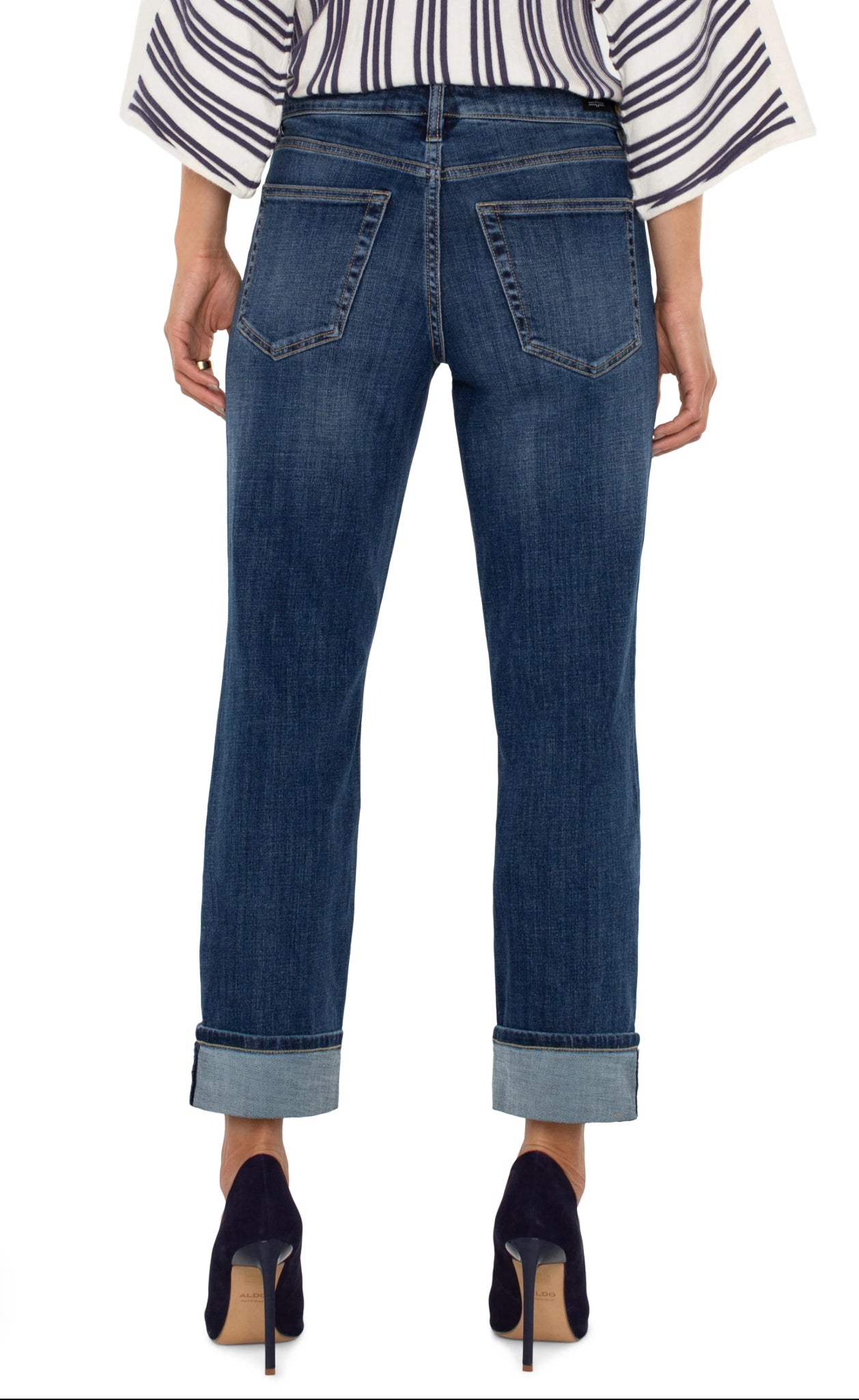 Liverpool Marley Cuffed Girlfriend Jeans