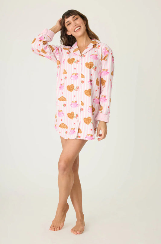 PJ Salvage Brunch Club Night Shirt