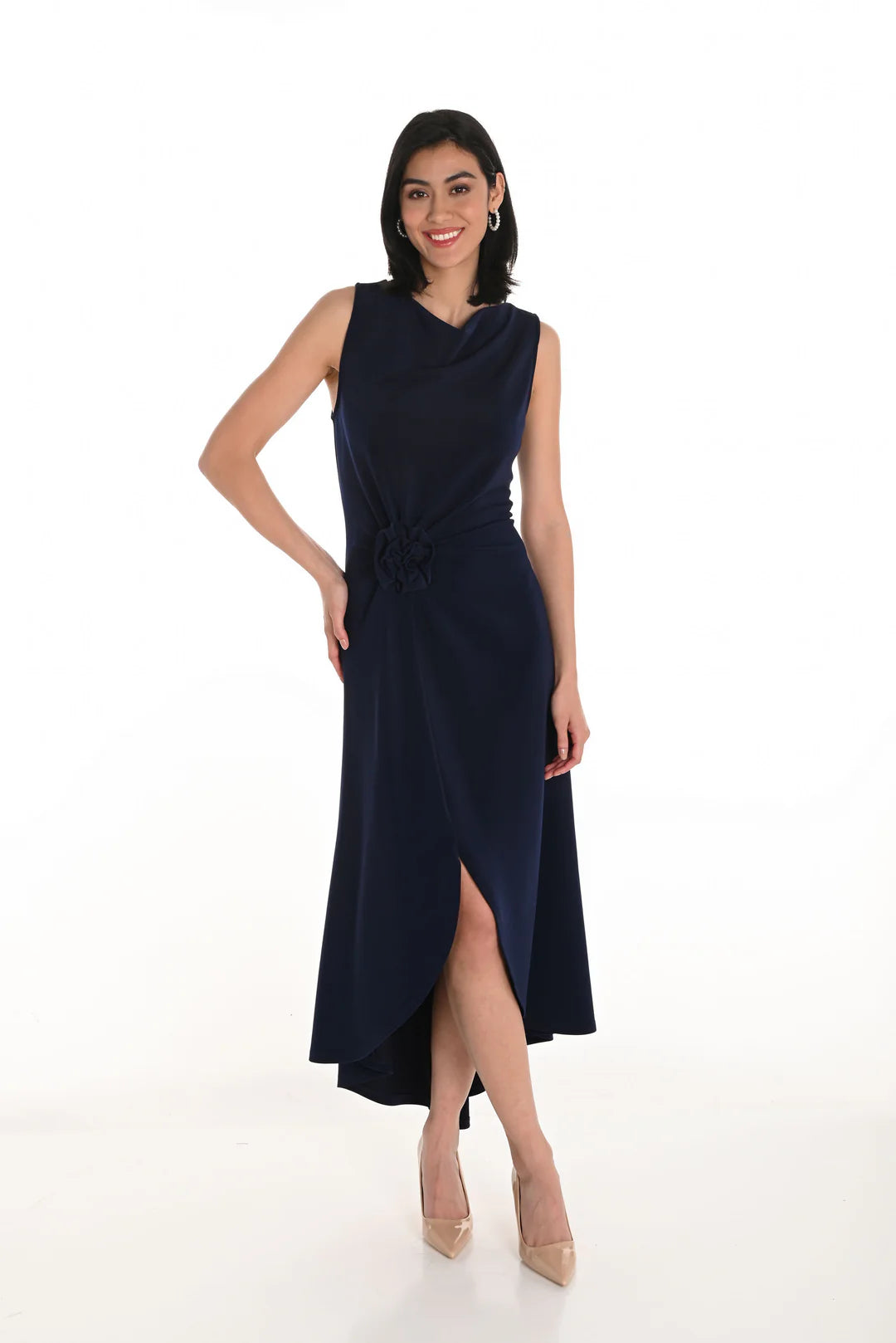 Frank Lyman Maxi Sleeveless Dress Style Midnight 254009
