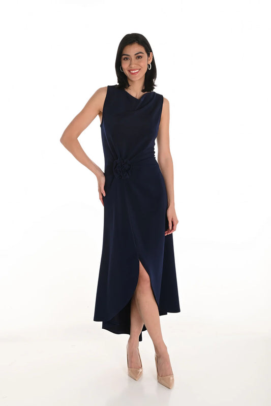 Frank Lyman Maxi Sleeveless Dress Style Midnight 254009