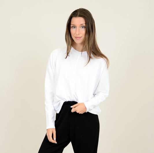 RD Style Tatia Long Sleeve Tee White