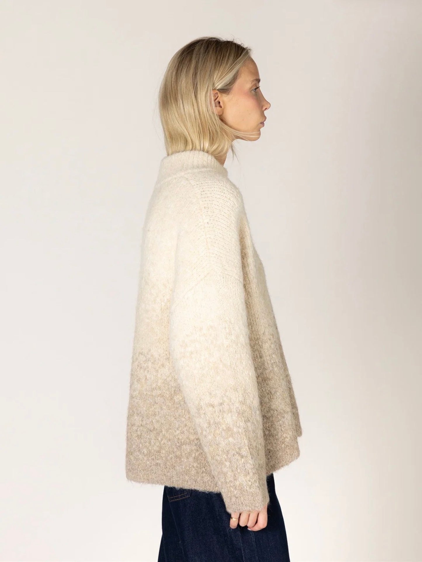 Lyla & Luxe Emma Mock Neck Sweater