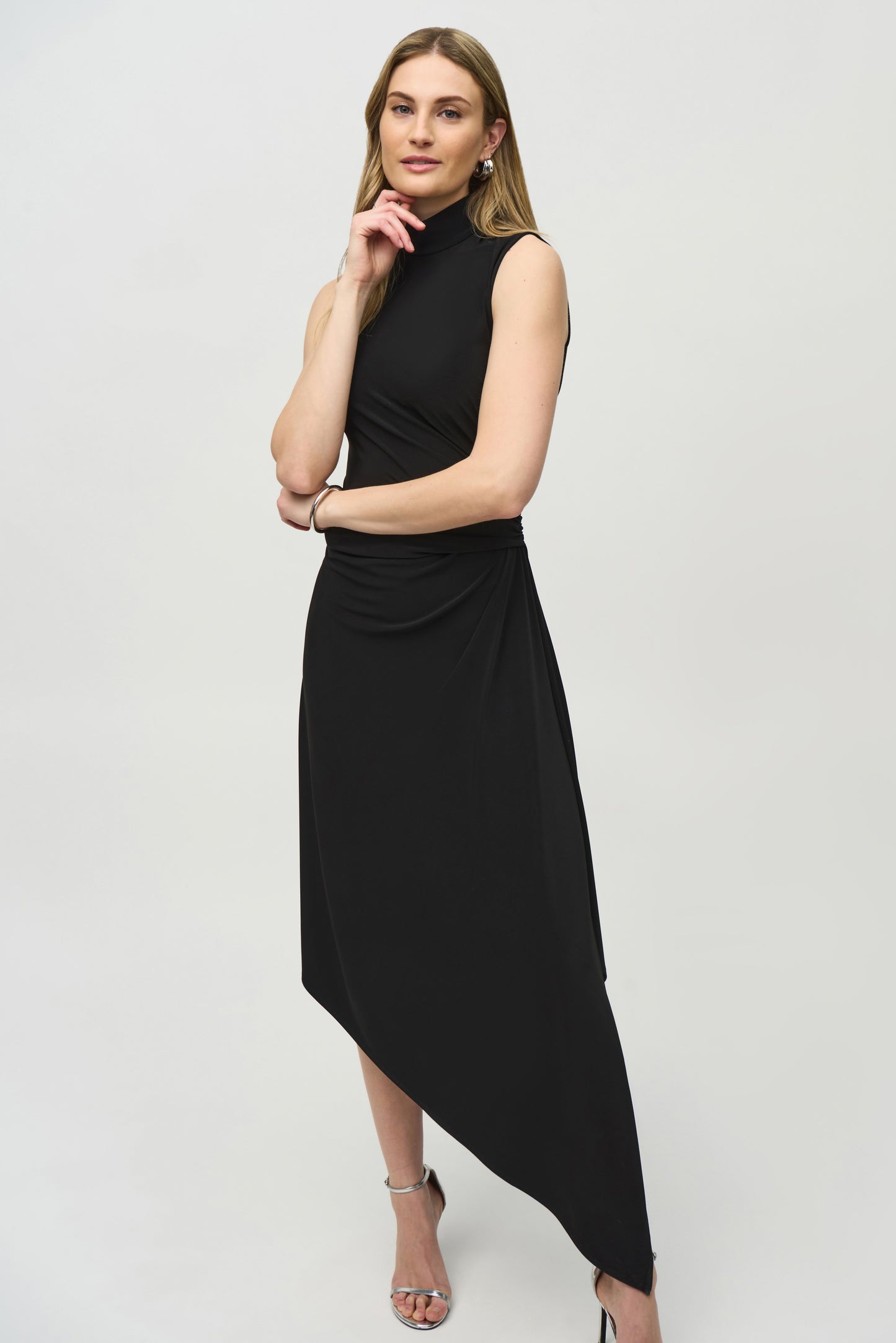 Silky Knit Fit and Flare Dress
244038