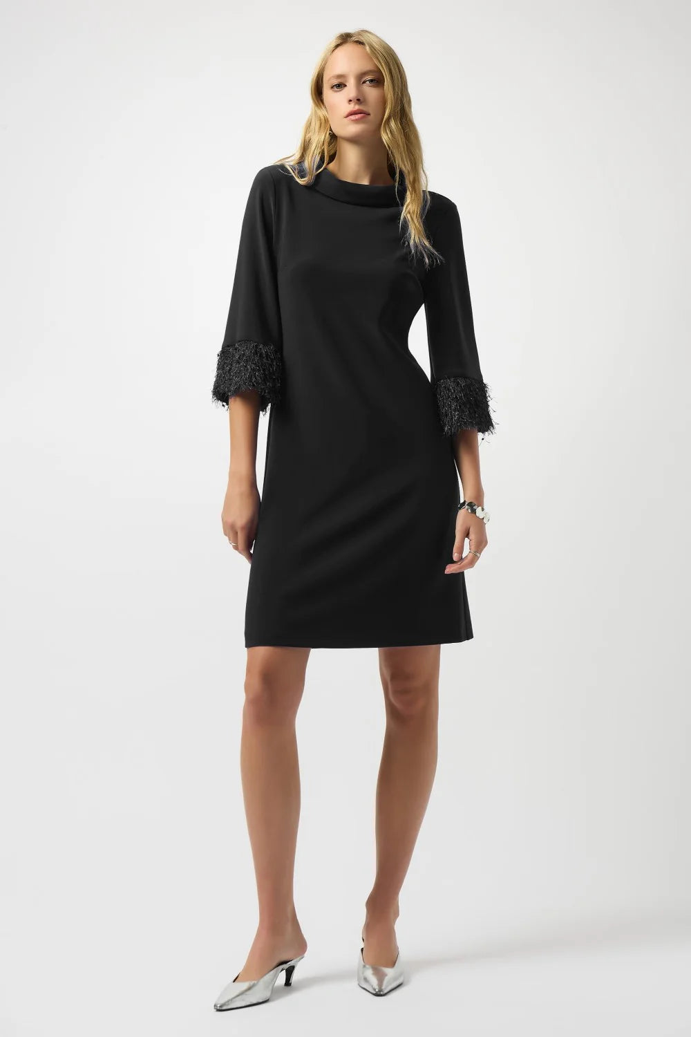 Joseph Ribkoff Silky Knit & Novelty A-Line Dress 253054F25