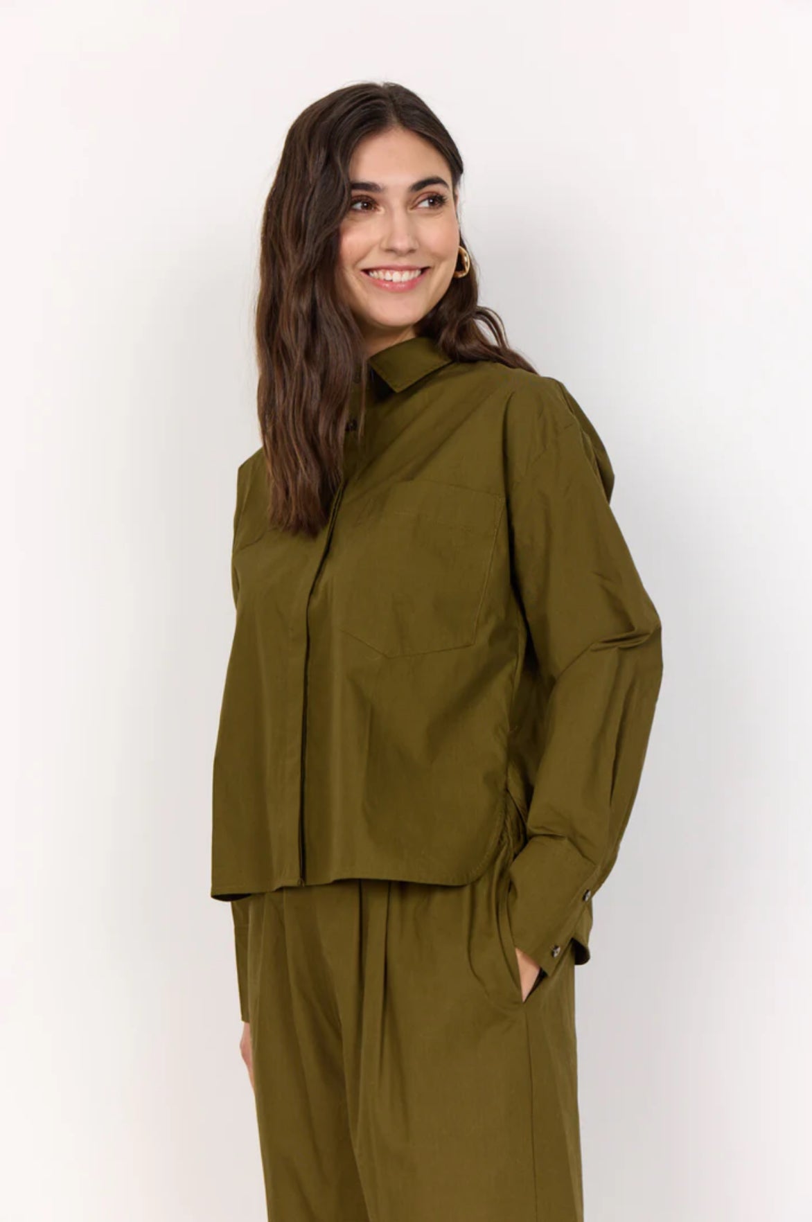 Soya Concept Rachelle Shirt Green