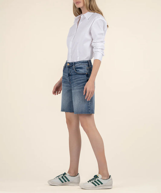 Kut Hailey High Rise Bermuda Shorts