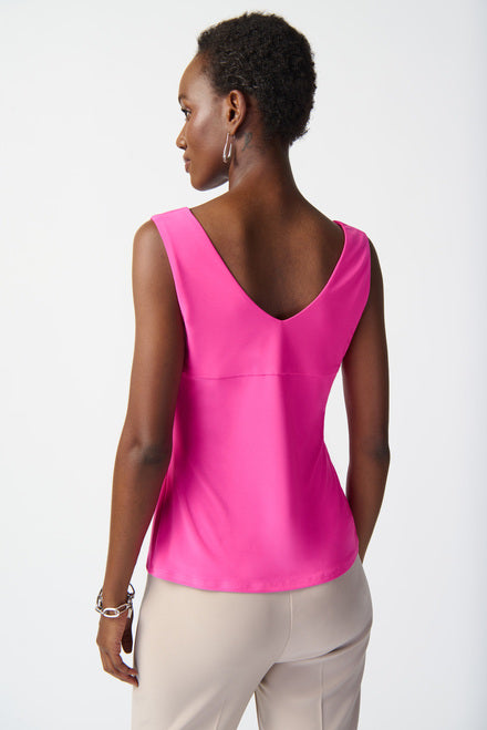 Joseph Ribkoff Pink Classic V-Neck Cami Style 201546