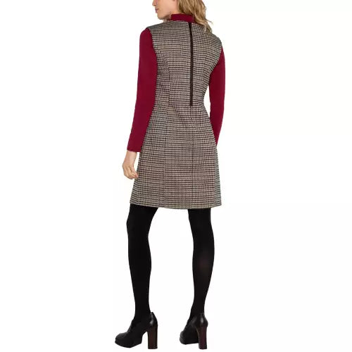 Liverpool Houndstooth Sheath Dress