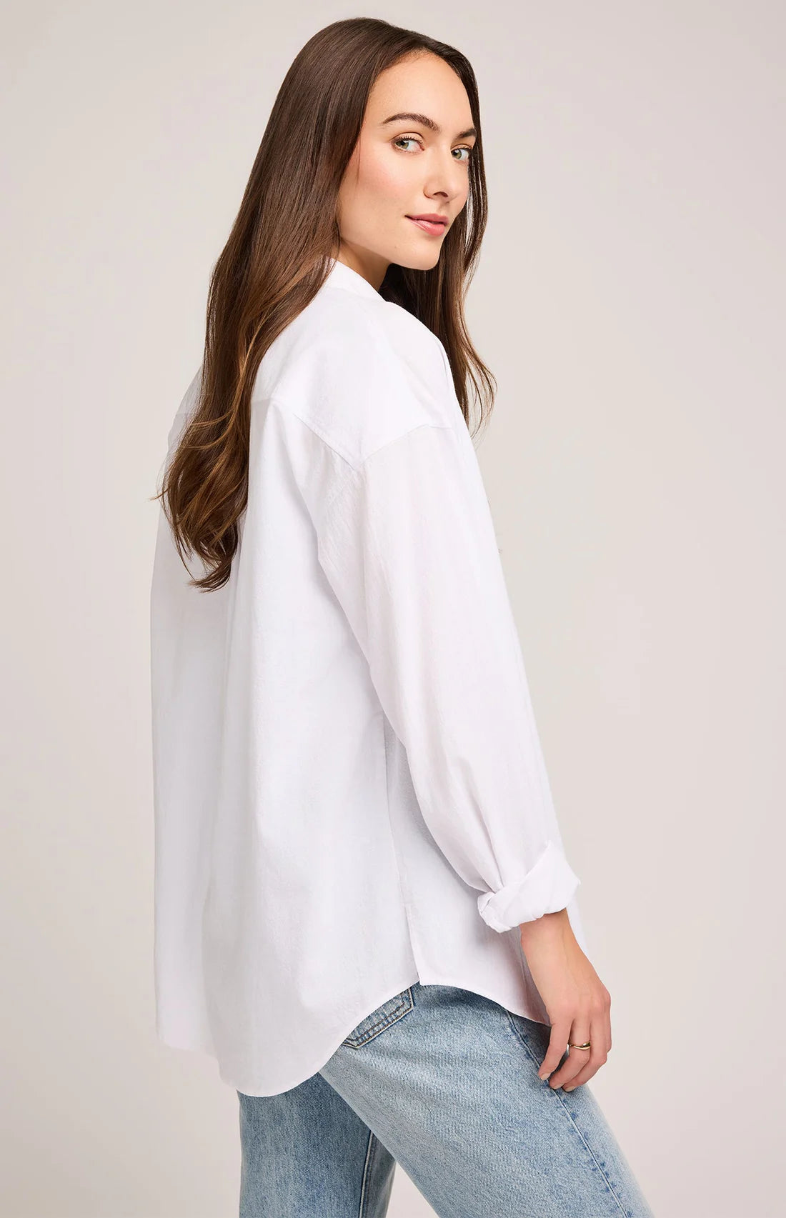 Gentle Fawn Callahan Button Down Shirt White