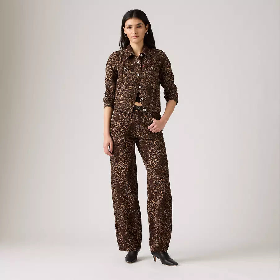 Levi’s Baggy Dad Jeans Leopard