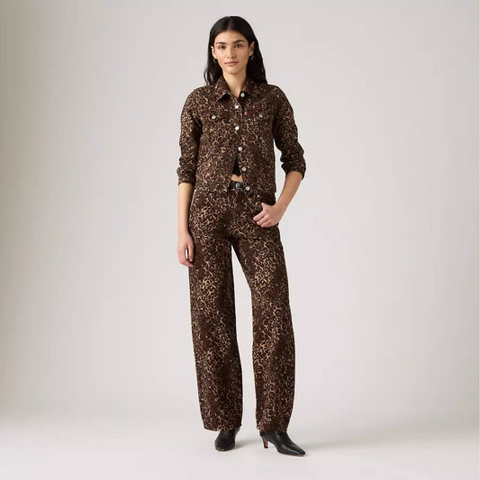 Levi’s Baggy Dad Jeans Leopard