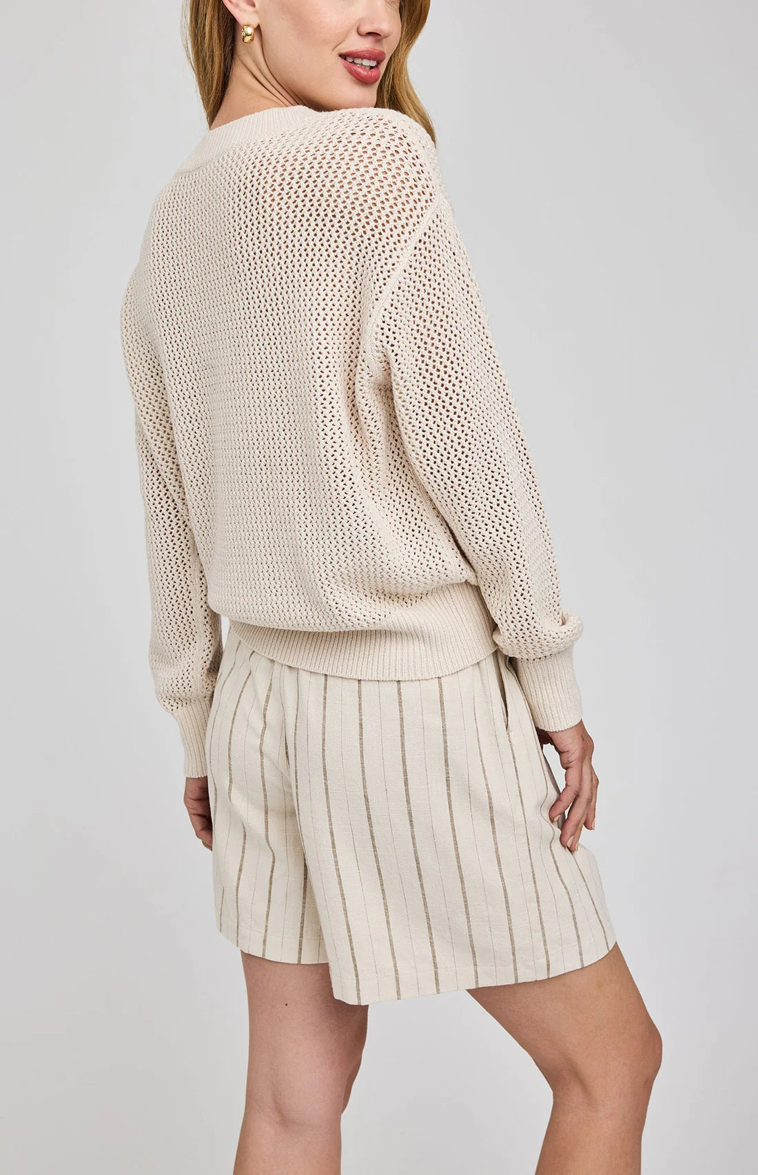 Gentle Fawn Jensen Knit Sweater Linen