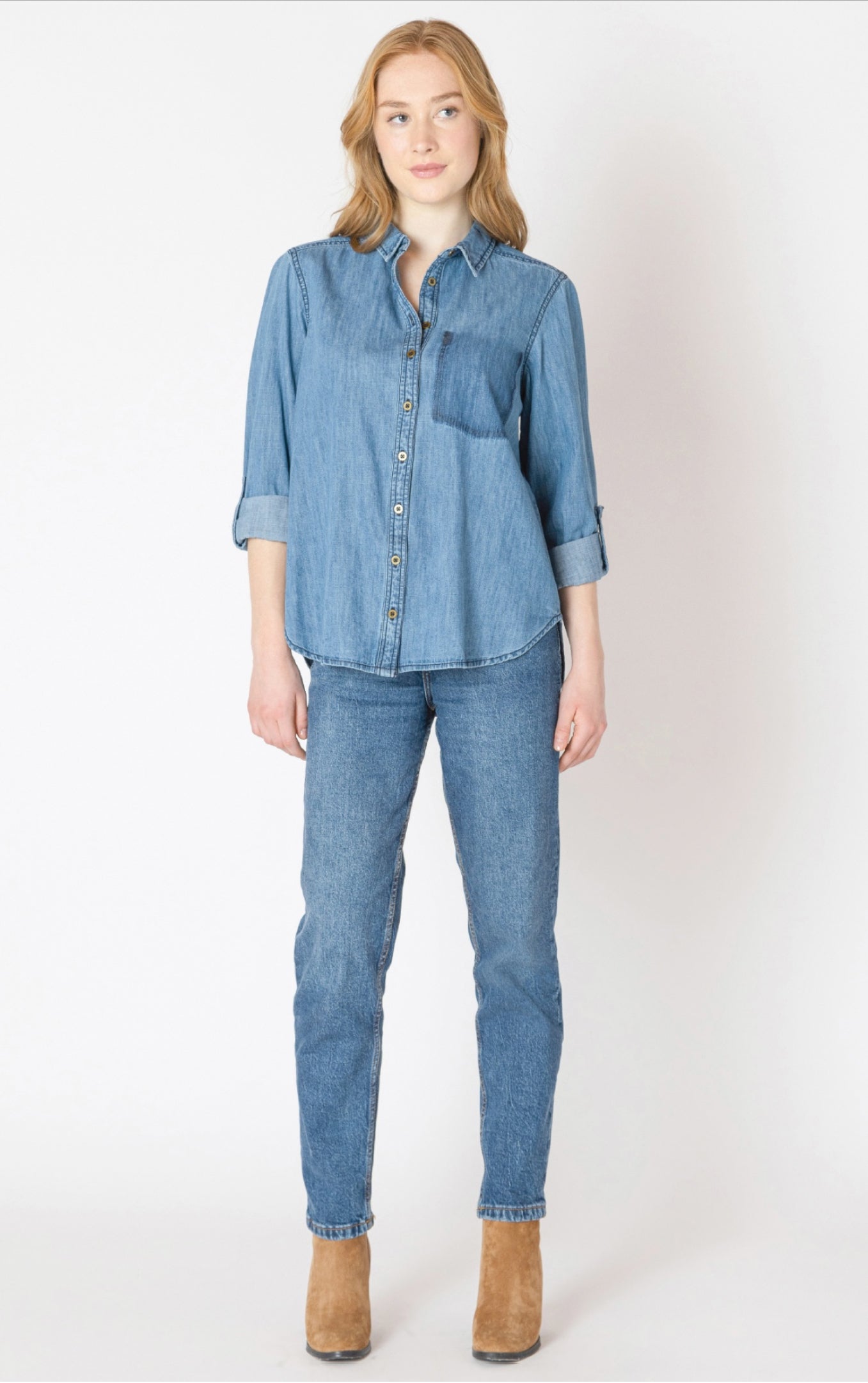 Dex Washed Pocket Denim Shirt