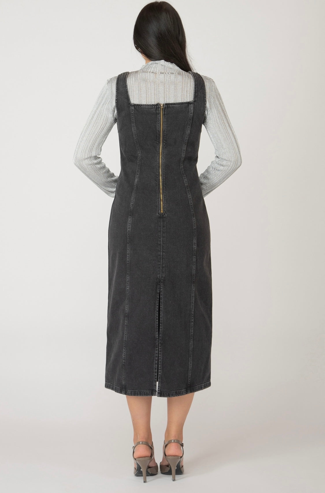 Dex DENIM MIDI DRESS