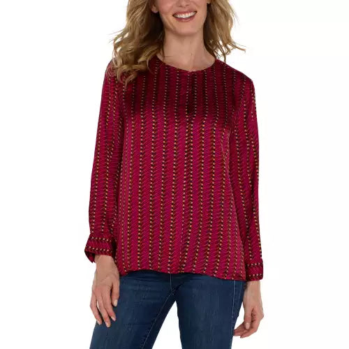 Liverpool Popover Woven Blouse