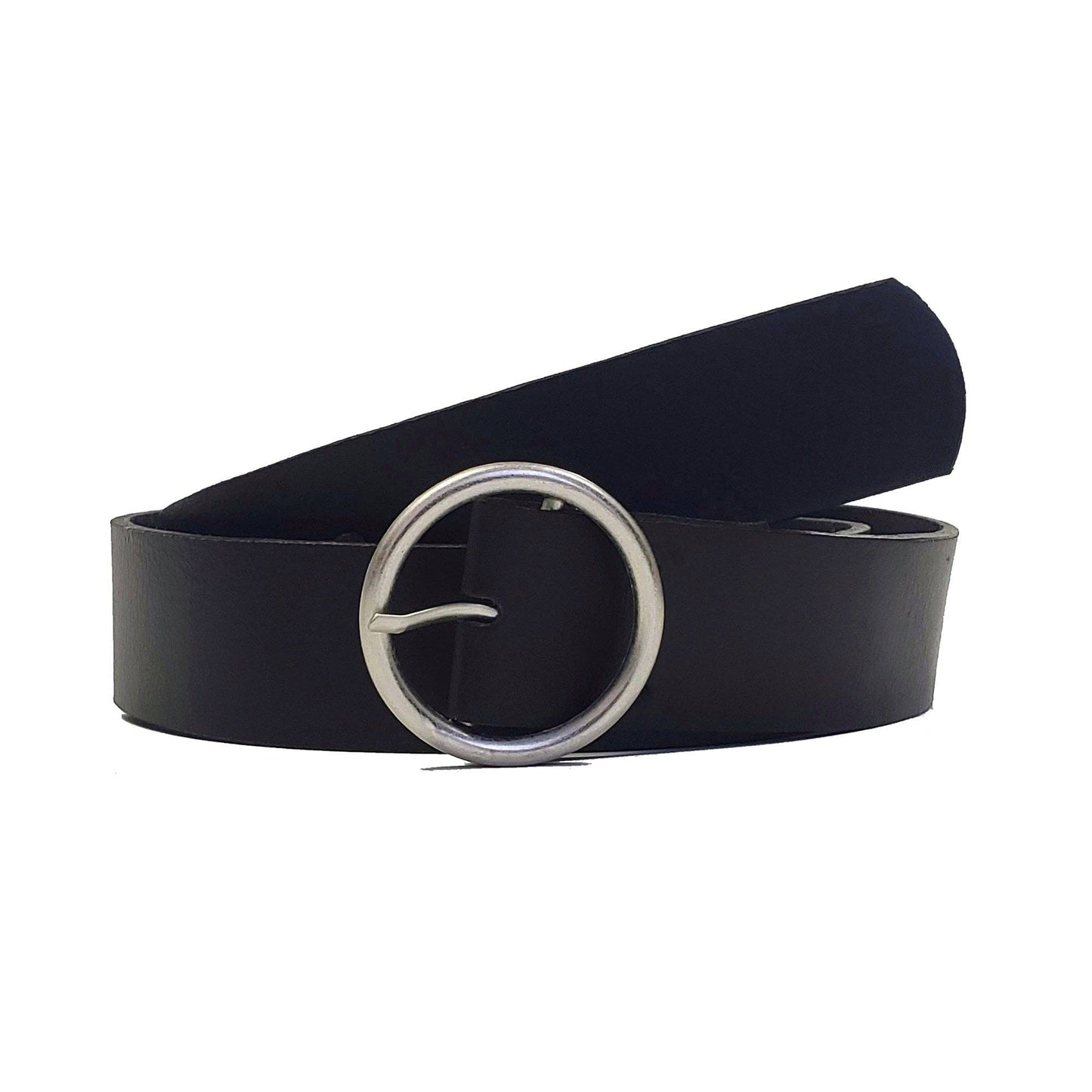 NAB Leather Sempre Black Vachetta Leather Belt