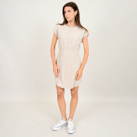 RD Style River Ruched Waist Dress Moonlight