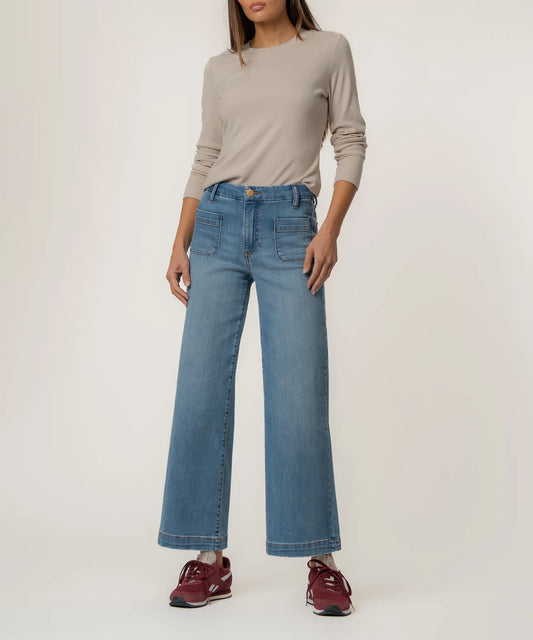 Kut Meg Wide Leg Jeans Totally