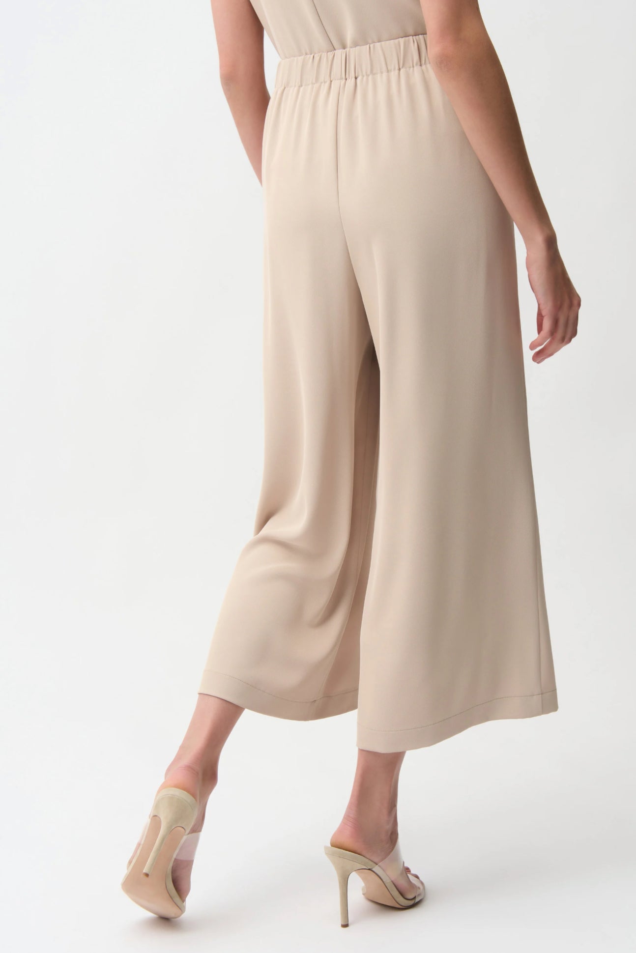 Joseph Ribkoff Woven Twill Pull-On Culotte Pants 261121