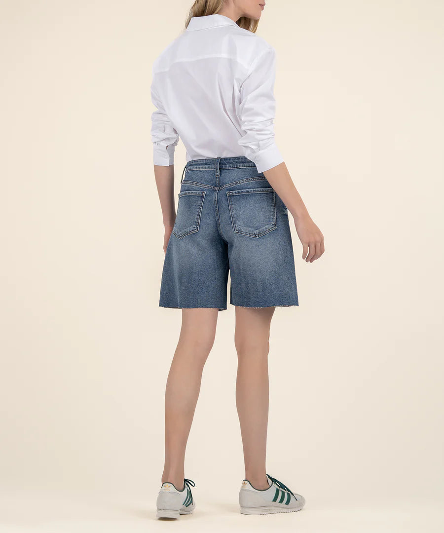 Kut Hailey High Rise Bermuda Shorts