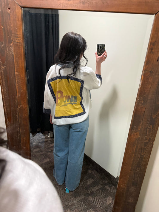 Shannon Passero Band Cardigan David Bowie