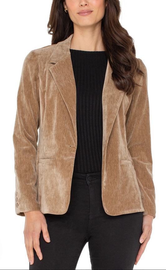 Liverpool Fitted Blazer Harvest Khaki