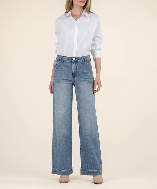 Kut Jodi High Rise Wide Leg Jeans