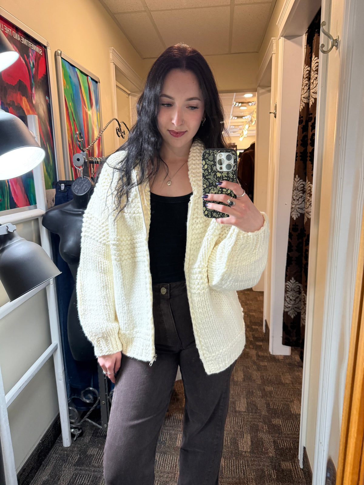 Shannon Passero Monet Zip Up Cardigan