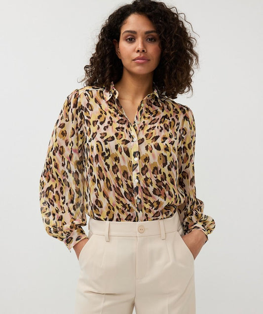 Esqualo Leopard Blouse