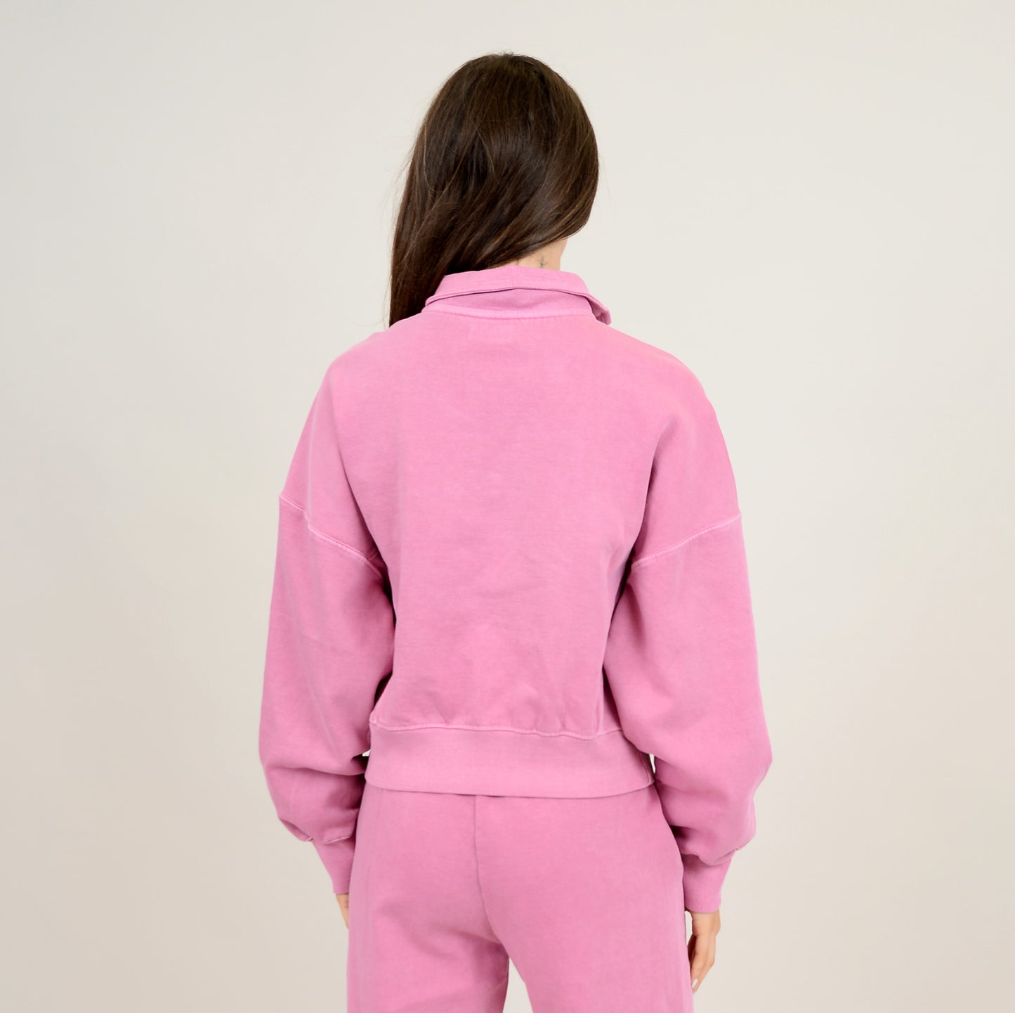 RD Style Mailyn Quarter Zip Dusty Rose