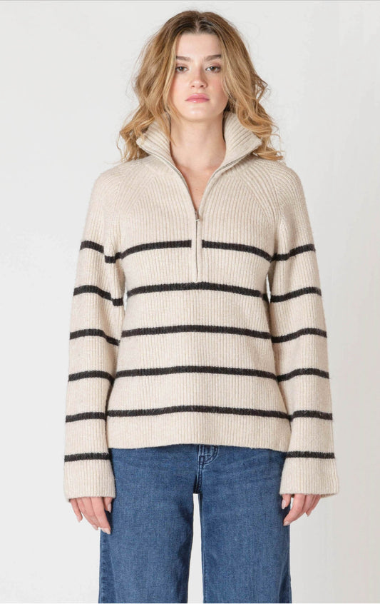 Room 34 Half Zip Longline Sweater