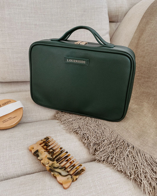 Louenhide Georgie Toiletry Case Forest Green