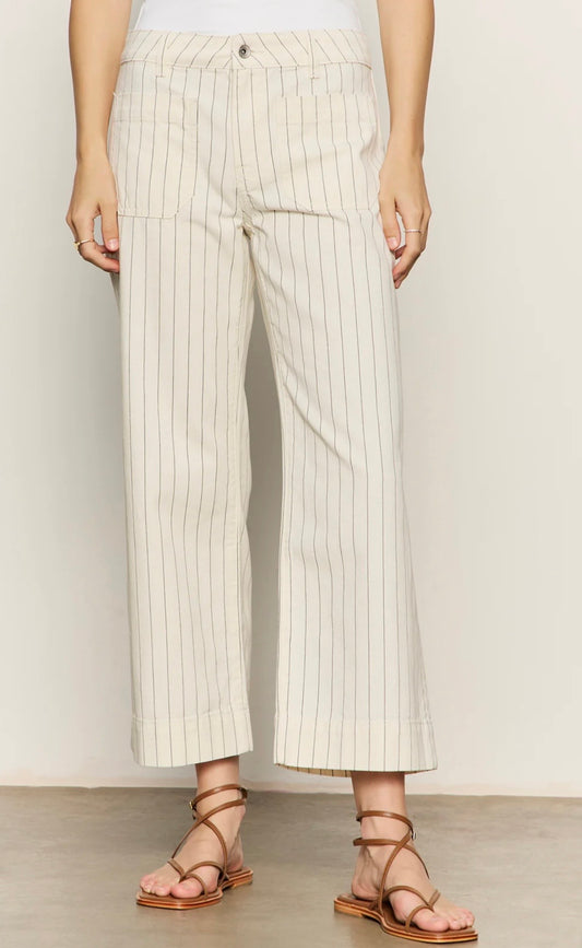 Sanctuary The Marine Jean Bleached White Pinstripe