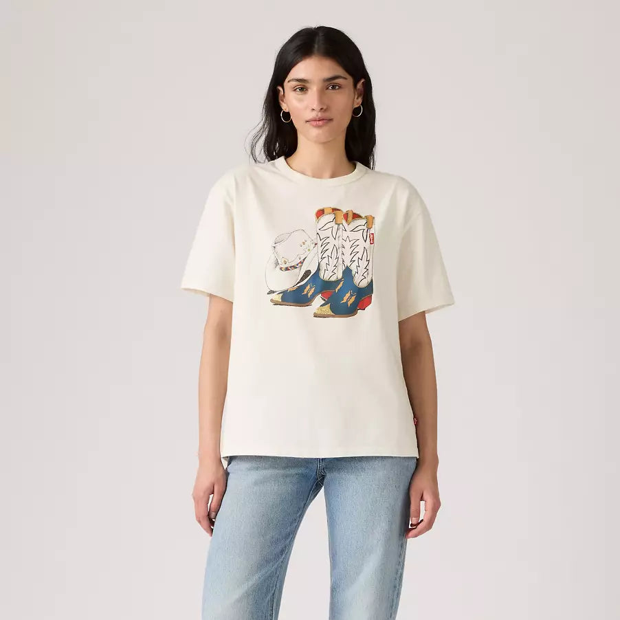 Levi’s Cowboy Boot And Hat Graphic Tee
