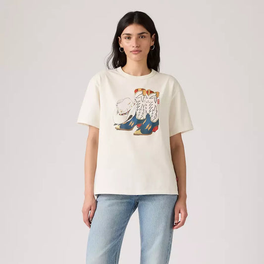Levi’s Cowboy Boot And Hat Graphic Tee